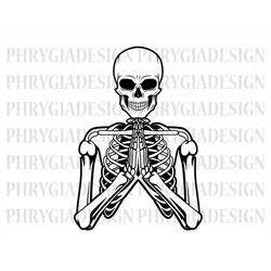 Praying Skeleton Svg , Skeleton Hands Praying Svg , Gothic Svg , Skeleton Praying Svg , Prayer Pray Religion , Funny Ske