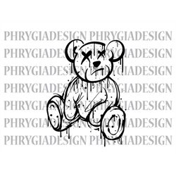 teddy bear svg png , teddy bear svg , teddy bear clipart , teddy bear sublimation design , bear svg , digital download ,