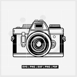Camera Photography SVG Camera SVG, including dxf, png, jpg, pdf files, Perfect for Cricut Maker, Silhouette Cameo and ot