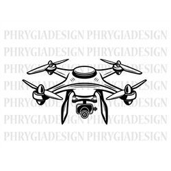 Drone Svg , Drone Png , Drone Pilot Svg , Drone Clipart , Camera Drone Svg , Drone Shirt Svg , Drone Vector , Digital Do