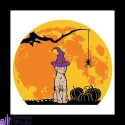 Devon Rex Cat Witch Svg, Halloween Svg, Devon Rex Svg, Halloween Cat Svg