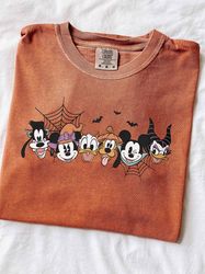 Spooky Mouse and Friends Comfort Colors Shirt, Mickey Boo Halloween Shirt, Pumpkin Mickey, Disney Spooky Shirt, Disney H