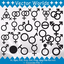 Gender Symbol svg, Gender Symbols svg, Gender, Symbol, SVG, ai, pdf, eps, svg, dxf, png, Vector