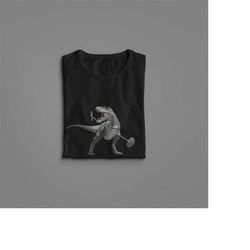 Dinosaur Singer T Shirt Funny Shirts T Rex Musican Cool Graphic Shirts For Men Women Jurassic Park Tee Retro Witty Shirt