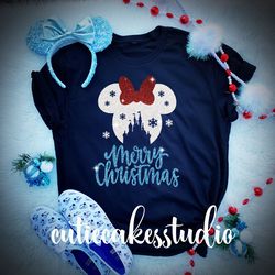 Disney Christmas shirt - disney shirt - mickey's very merry Christmas party  Imagination pink Arendelle blue Millennial
