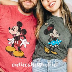 Disney Couples shirt - Mickey friends shirt - fab 5 shirt - Disney shirt - Disney Vacation shirt - Disney world shirt -