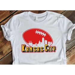 Kansas City Svg Png  , Kansas City Skyline Svg , Sports Svg , Football Svg , Digital Download , Instant Download