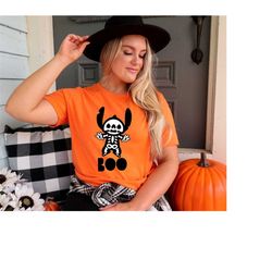 Stitch Skeleton Halloween Shirt, Lilo and Stitch Halloween Shirt, Disney Halloween Shirt, Disney Halloween Party, Lilo a
