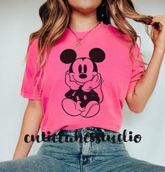 Disney vintage comfort colors shirt - Disney World shirt - Disney Epcot shirt - retro 1980 1990 disney world shirt - Mic