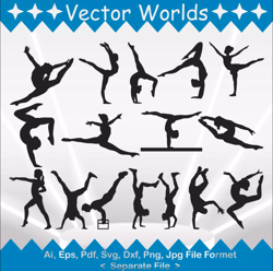 Gymnastics svg, Gymnastic svg, Gym, nastics, SVG, ai, pdf, eps, svg, dxf, png, Vector