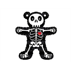 teddy bear skeleton svg , teddy bear svg , teddy bear shirt svg , teddy bear clipart , bear png , skeleton svg , digital