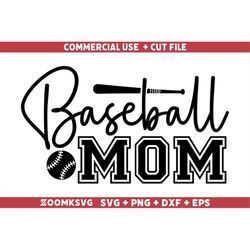 Baseball mom Svg, Baseball Svg, Baseball Mom Svg, Sports Svg, Baseball Fan Svg, Baseball Player Svg, Baseball Shirt Svg,