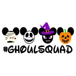 Disney Mickey Vector Ghoul Squad Halloween SVG
