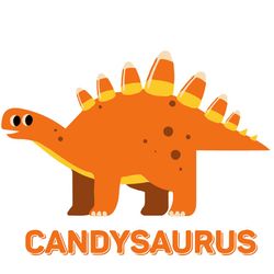 Candysaurus Candy Corn Dinosaur Halloween SVG