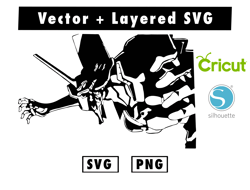 Neon Genesis Evangelion svg and pngfiles for cricut machine , anime svg , manga svg , Goku svg