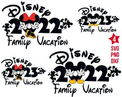 Disney Family Vacation Svg Bundle, Disney Family Trip Svg,  Magical Kingdom Svg