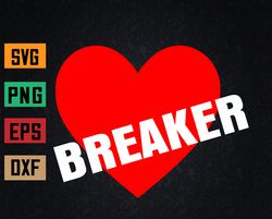 I Steal Hearts Valentines Day Heart Breaker Boys Valentine Svg, Eps, Png, Dxf, Digital Download
