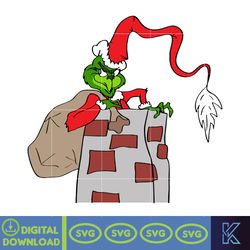 Grinch SVG, Grinch Christmas Svg, Grinch Face Svg, Grinch Hand Svg, Clipart Cricut Vector Cut File, Instant Download (23