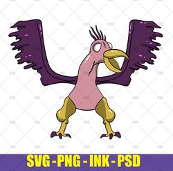 Mutant  Monster Opila Bird SVG,Mutant  Monster Opila Bird Garten of banban SVG,Mutant  Monster Opila Bird PNG,INK,SVG