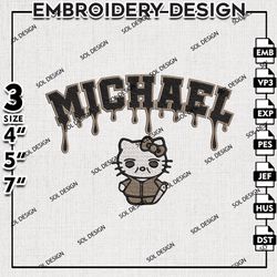 Drop Name Kitty Myers Halloween Embroidery Files, Horror Characters, Halloween Embroidery, Machine Embroidery Designs