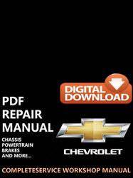 Chevrolet Captiva Official Repair Manual Service Workshop PDF 2006 2007 2008 2009 2017