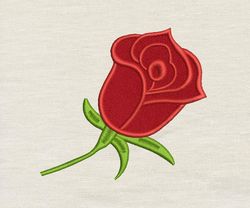 Rose applique embroidery design 3 Sizes reading pillow-INSTANT D0WNL0AD