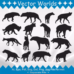 Hyena svg, Hyenas svg, Animals, Animal, SVG, ai, pdf, eps, svg, dxf, png, Vector