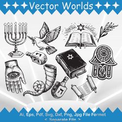 Jewish Set Sketch svg, Jewish Set Sketch's svg, Jewish Set, Sketch, SVG, ai, pdf, eps, svg, dxf, png, Vector