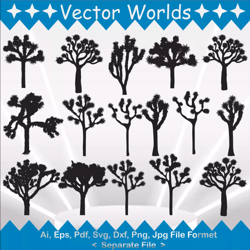Joshua Tree svg, Joshua Trees svg, Joshua, Tree, SVG, ai, pdf, eps, svg, dxf, png, Vector