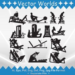 Leg Press Fitness Machine svg, Leg Press Fitness Machines svg, Leg, Press, SVG, ai, pdf, eps, svg, dxf, png, Vector