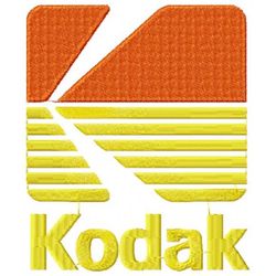 Kodak logo embroidery design, Embroidered shirt, Car Embroidery, Car design, Logo design, digital download