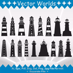 Lighthouse svg, Lighthouses svg, Light, house, SVG, ai, pdf, eps, svg, dxf, png, Vector