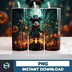 Halloween Tumbler Wrap, 20 oz Skinny Tumbler Sublimation Design, Straight Tumbler Wrap PNG, Spooky Fall PNG (64)