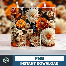Halloween Tumbler Wrap, 20 oz Skinny Tumbler Sublimation Design, Straight Tumbler Wrap PNG, Spooky Fall PNG (137)