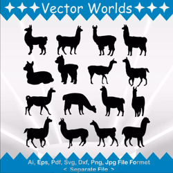 Llama svg, Llamas svg, Animals, Animal, SVG, ai, pdf, eps, svg, dxf, png, Vector