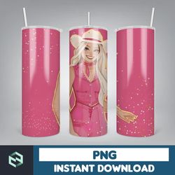Barbie Tumbler, Barbie Tumbler PNG, Barbie Sublimation Wraps, Digital Download (28)