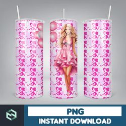 Barbie Tumbler, Barbie Tumbler PNG, Barbie Sublimation Wraps, Digital Download (41)