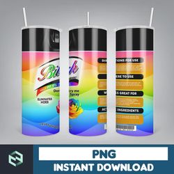 Bitch Spray, Bitch Be Gone 20oz Tumbler Wrap PNG File For Sublimation, Rainbow Bitch Spray, Tumbler PNG (2)
