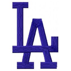 Los Angeles Dodgers Logo Embroidery Design, brands design, shirt, brands Embroidery, Embroidered shirt, Digital Download