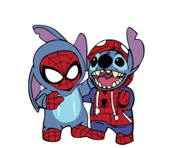 Spider And Stitch Friend Halloween SVG, Cute Stitch And Spiderman Friend SVG, Stitch And Spiderman SVG
