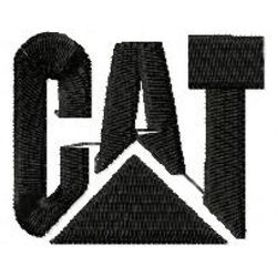 CAT Logo and symbol Embroidery Design, brands design, logo shirt, brands Embroidery, Embroidered shirt, Digital Download