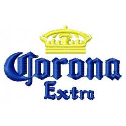 Corona Extra Logo Embroidery Design, brands design, logo shirt, brands Embroidery, Embroidered shirt, Digital Download.