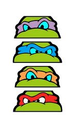 Mademark x Teenage Mutant Ninja Turtles - Donatello, Raphael, Michelangelo, and Leonardo svg png