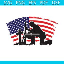 Fallen Soldier Svg, Independence Svg, American Flag Svg
