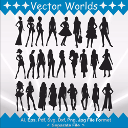 Model Girls svg, Model Girls svg, Model, Girls, SVG, ai, pdf, eps, svg, dxf, png, Vector