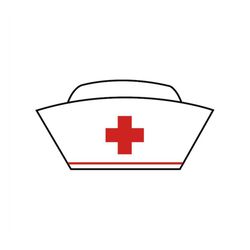 nurse hat svg, nurse hats, nursing, medical, instant digital download, svg, png, and eps files included