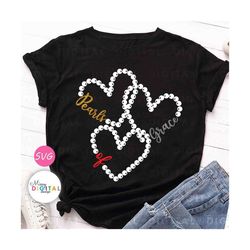 Pearls of Grace SVG, Pearls SVG, Grace Svg, Pearls of Grace SVG files for Cricut, Chucks and Pearls Shirt,My Vice Presid