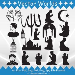 Muslim Religion svg, Muslim Religions svg, Muslim, Religion, SVG, ai, pdf, eps, svg, dxf, png, Vector