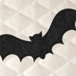 Embroidery Halloween Bat Applique