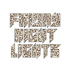 Friday Night Lights Leopard Screen Print, Night Lights svg, Friday Night svg